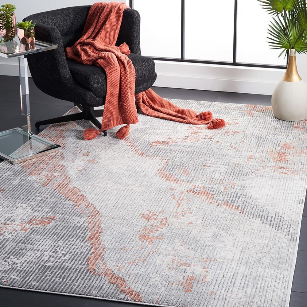 Safavieh Invista 8&#39; x 10&#39; Grey and Light Grey Area Rug, , large
