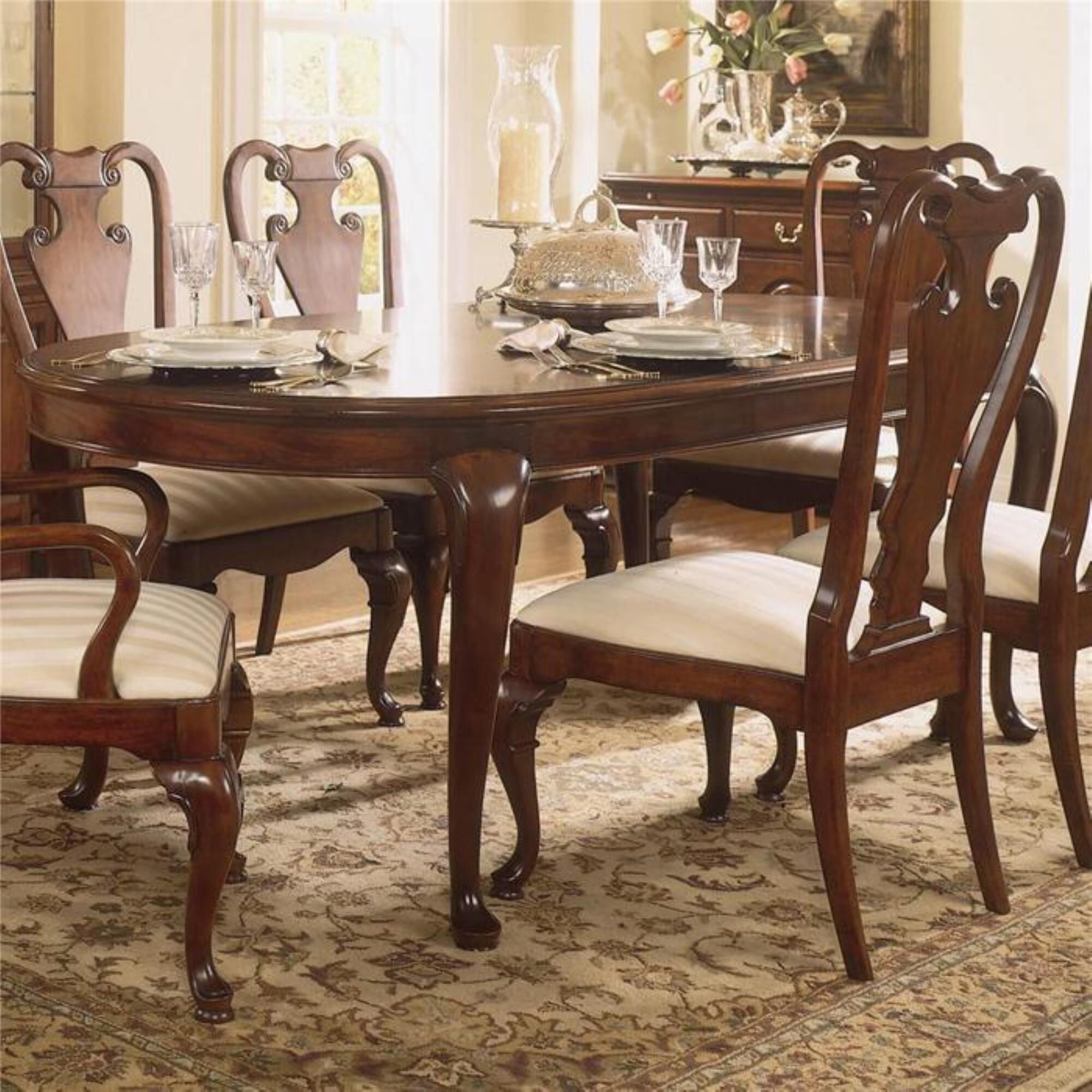 American Drew Oval Dining Table in Cherry Table Only Nebraska