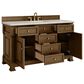 James Martin Vanities Brookfield 60" Single Bathroom Vanity in Honey Oak with 3 cm Victorian Silver Quartz Top, Rectangle Sink and FreePower Wireless Charger, , large