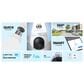 Lorex 2K Wi-Fi Smart Lightbulb Camera in White, , large
