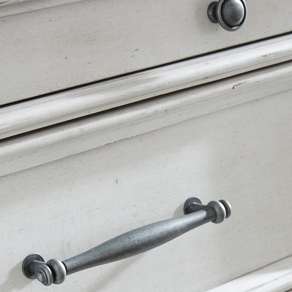 Ashley Kanwyn 7 Drawer Chest in Distressed Whitewash, , large