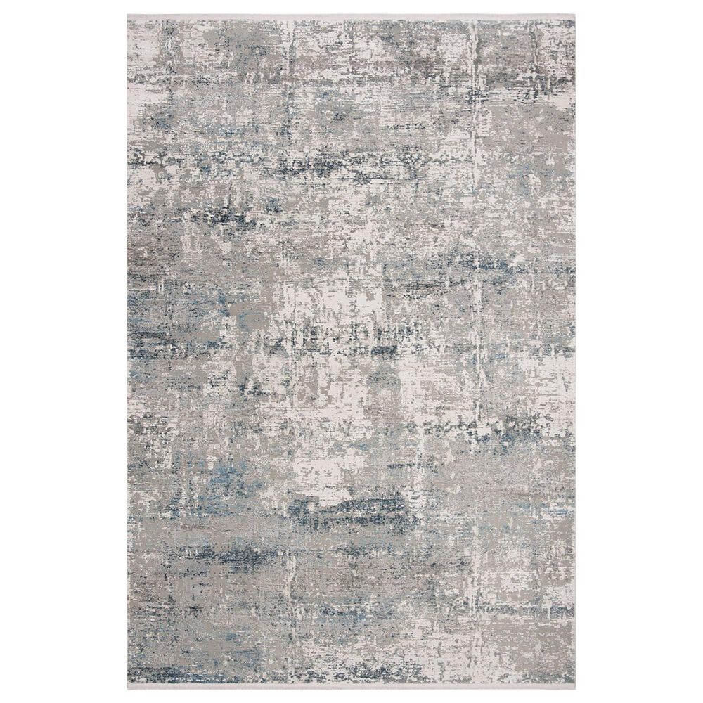 Safavieh Eclipse ECL708 9' x 12' Grey and Teal Area Rug, , large