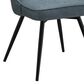 Valor Living Penton Side Chair with Navy Cushion in Black (Set of 2), , large