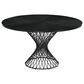 Blue River Cirque and Lima 5-Piece Round Dining Set in Black, , large