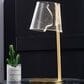 Anthony California 19" Metal Table Lamp in Gold, , large