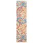 Safavieh Cabana 2" x 8" Cream and Navy Indoor/Outdoor Area Performance Rug, , large