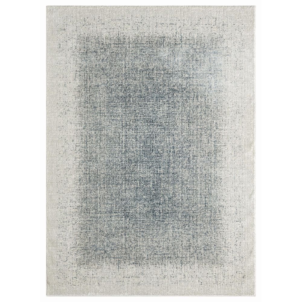 Nourison Grand Street Ivory and Blue 3"11" x 5"11" Area Rug, , large