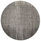 Nourison Twilight TWI14 8" Round Smoke Area Rug, , large
