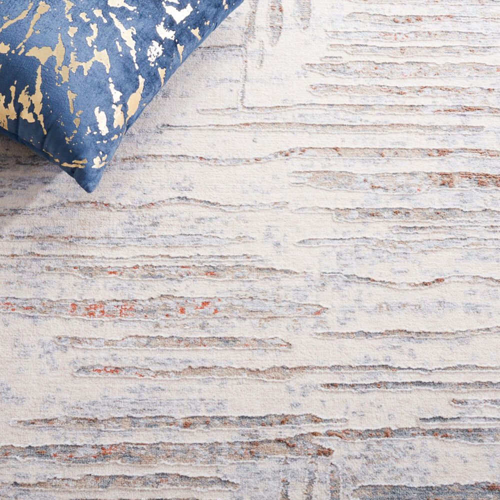 Safavieh Marmara MRM304B 5&#39; x 8&#39;2&quot; Beige, Blue and Rust Area Rug, , large