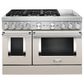 KitchenAid 48" Professional Double Oven Dual Fuel Range in Matte Milkshake, , large