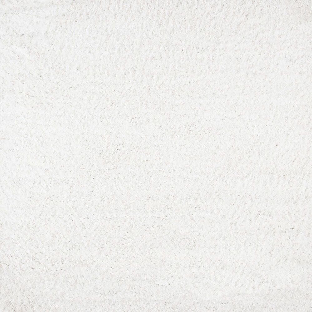 Safavieh August Shag 5&#39; Square White Area Rug, , large