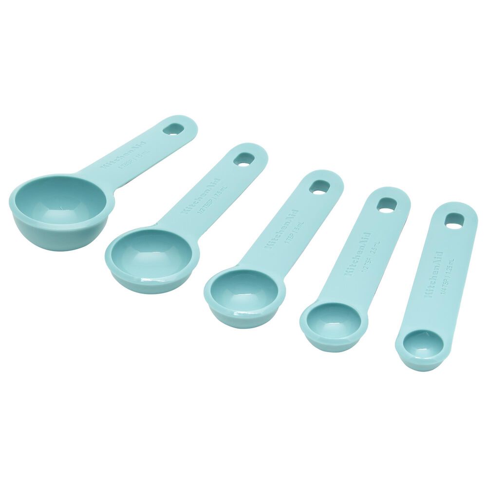 KitchenAid Universal Measuring Spoons in Aqua Sky (Set of 5), , large