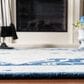 Safavieh Micro-Loop 2"3" x 7" Navy and Ivory Runner, , large