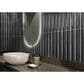Emser Tubage Pewter 7" x 16" Porcelain Tile, , large
