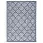 Nourison Easy Care 6" x 9" Denim Blue Indoor/Outdoor Area Rug, , large