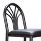 Linon Home Decor Thayer Bar Stool in Black (Set of 2), , large