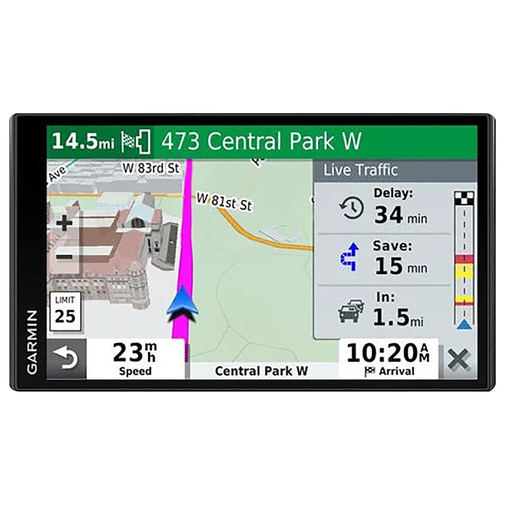 Garmin DriveSmart 65 and Traffic 6.95" GPS in Black, , large