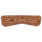 Oxford Furniture 6-Piece Leather Power Reclining Sectional in Softee Buckskin, , large