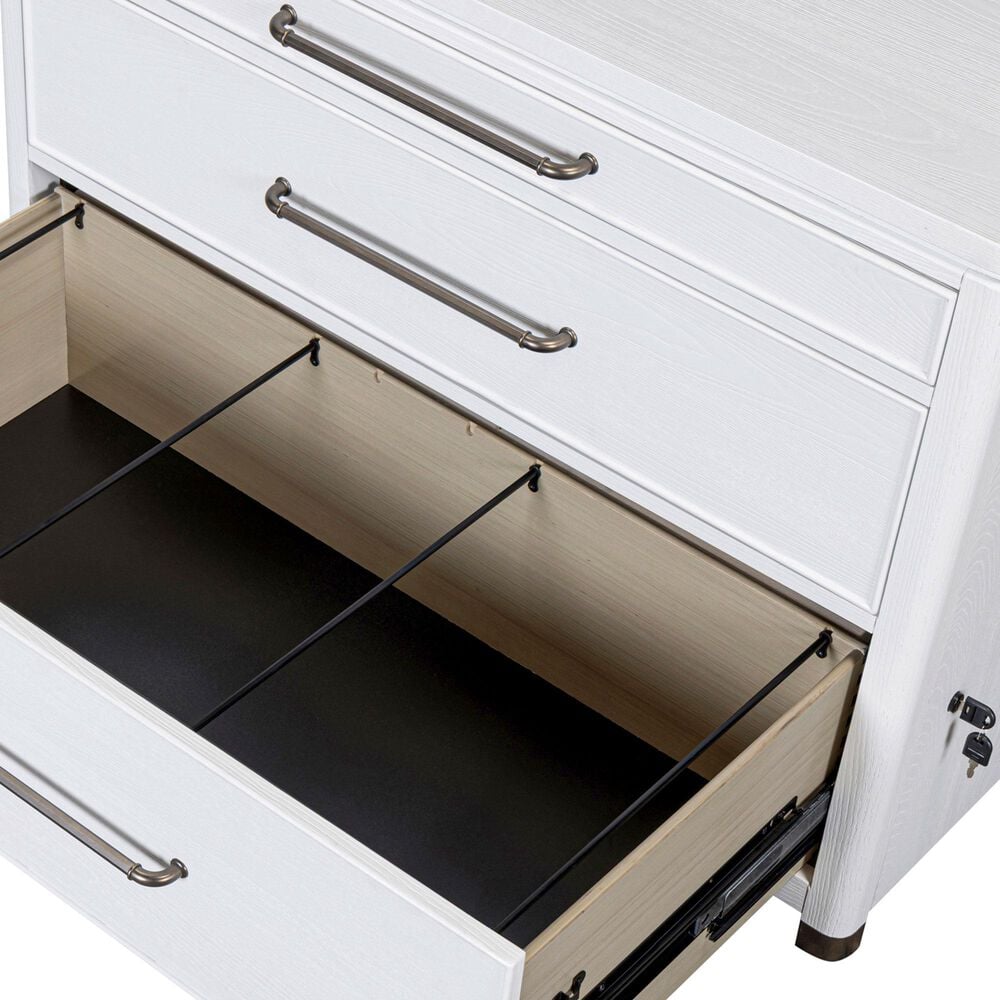 Riva Ridge Norah Workstation Combo File in White, , large