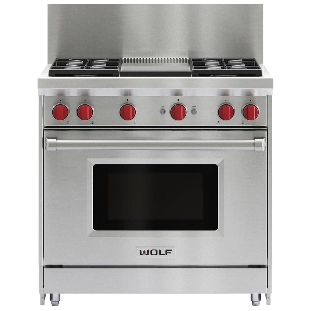 Wolf 5.5 Cu. Ft. Freestanding Gas Range, , large