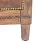 Moe"s Home Collection Darlington Leather Stationary Sofa in Brown, , large