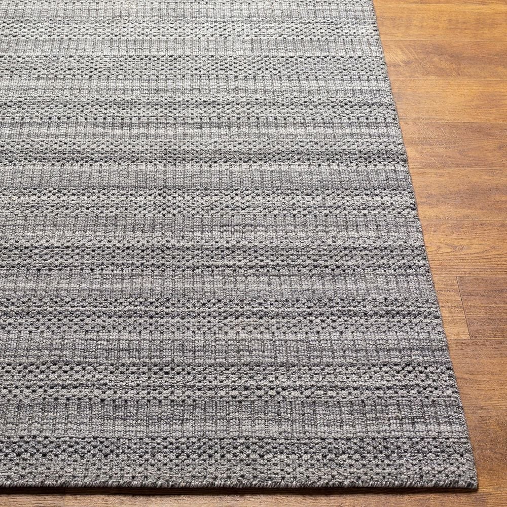 Surya Hickory 2&#39; x 3&#39; Gray, Charcoal, Light Slate and Cream Area Rug, , large