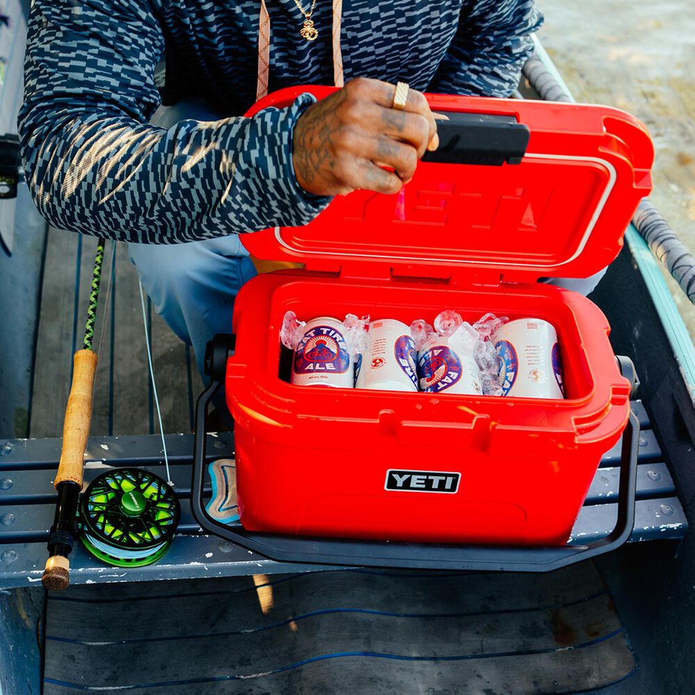 YETI Roadie 8 Hard Cooler in Rescue Red, , large