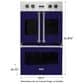 Viking Range 30" French Door Double Oven in Cobalt Blue, , large