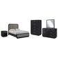 Millenium Rowanbeck 5-Piece Queen Bedroom Set in Black, , large