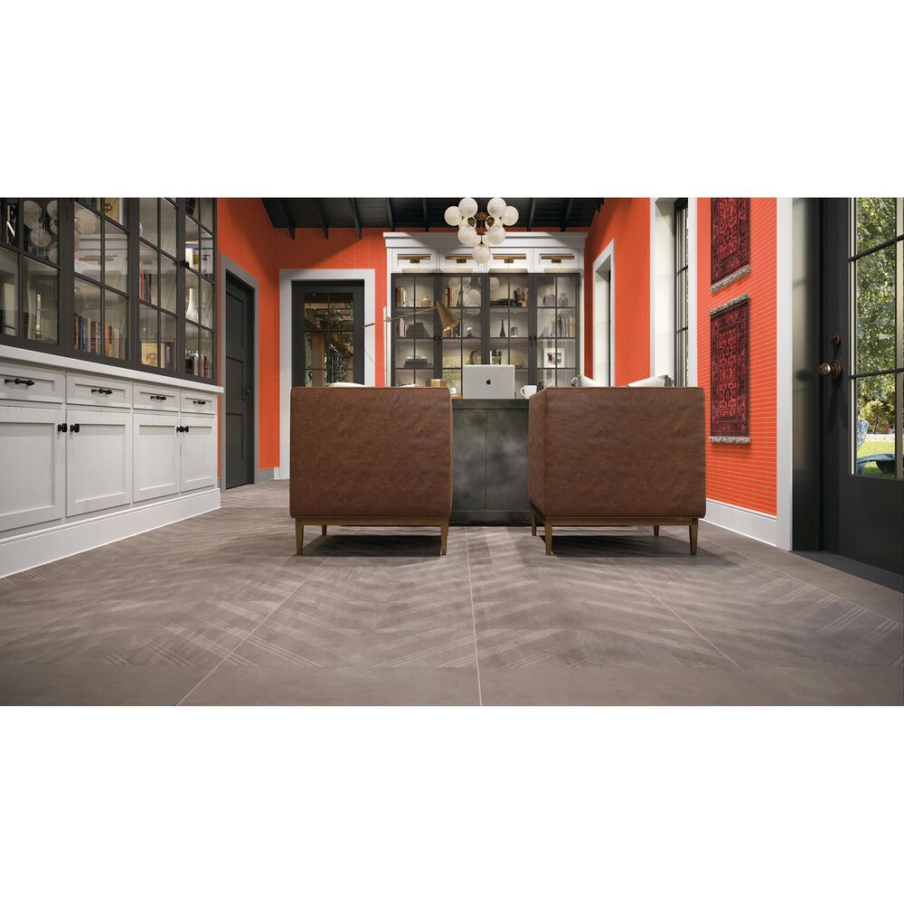 Dal-Tile Color Wheel Orange Burst 12&#39;&#39; X 10&#39;&#39; Ceramic Mosaic Sheet, , large