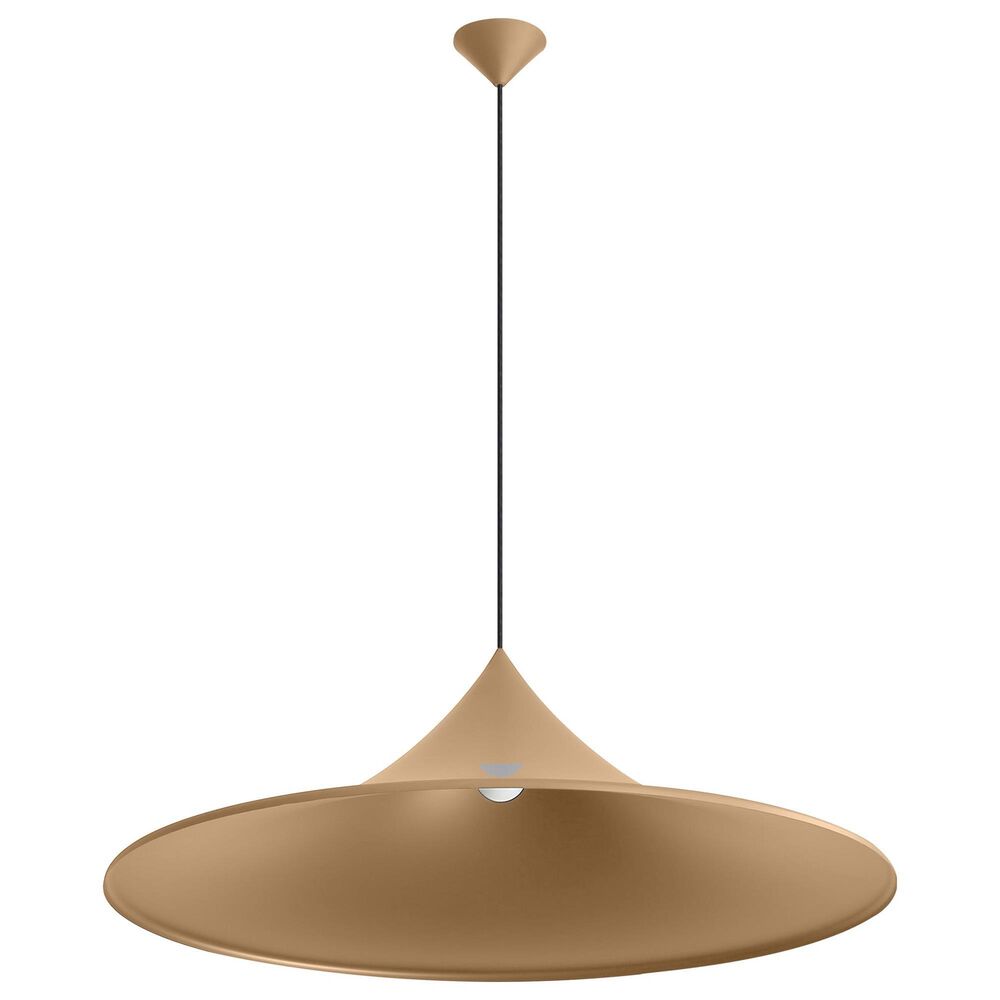 Golden Lighting Vistara 35.375" 1-Light Pendant in Latte, , large
