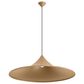 Golden Lighting Vistara 35.375" 1-Light Pendant in Latte, , large
