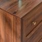 Walker Edison Gwen 4-Drawer Dresser in Dark Walnut and Gold, , large
