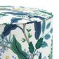 Rifle Paper Co Crafted by Cloth and Company Billie Ottoman in Peacock Blue/White, , large