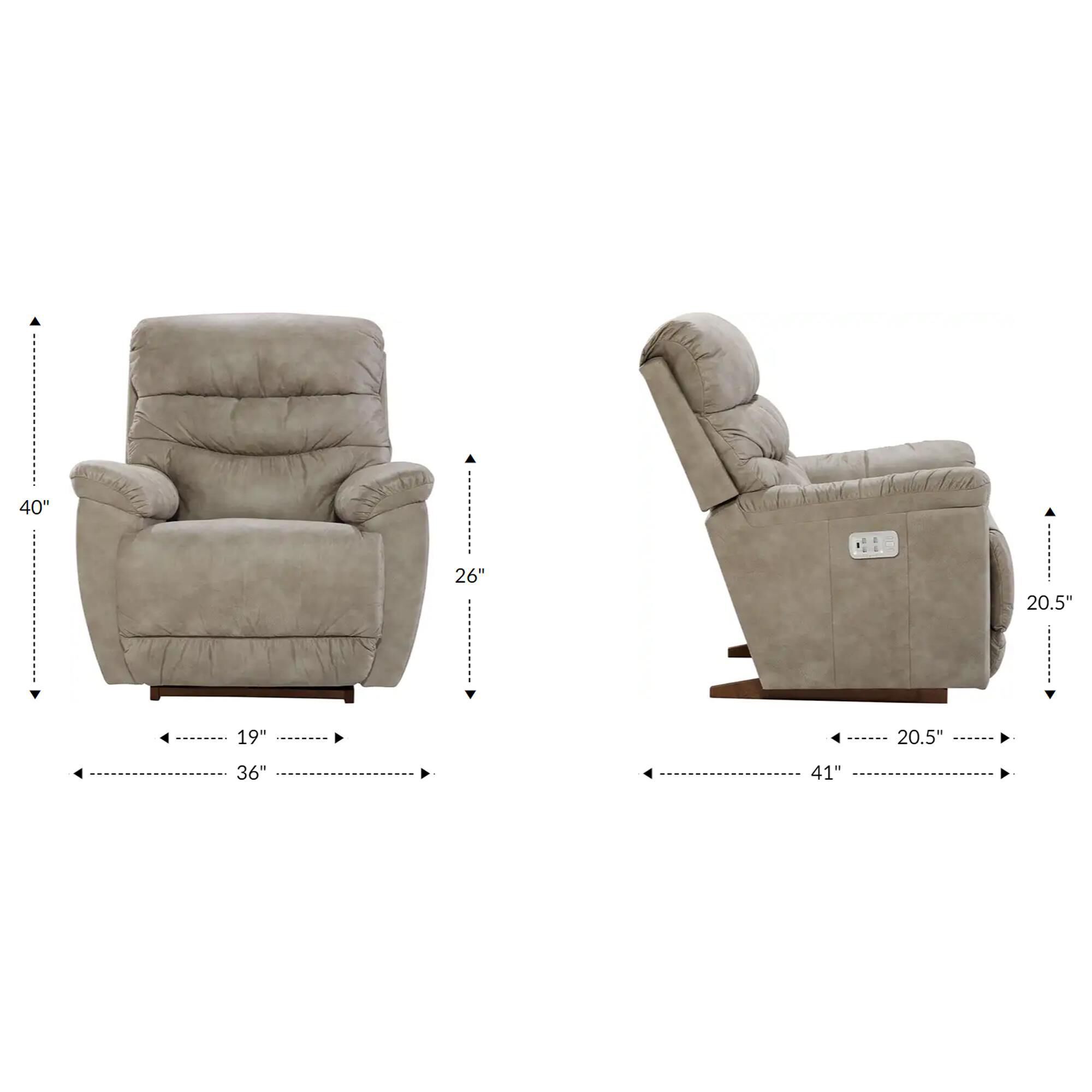 Lazy boy recliner dimensions sale