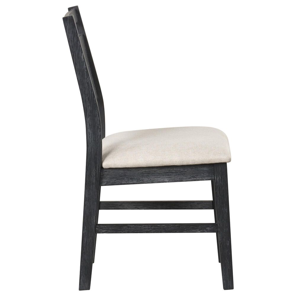 New Heritage Design Sable Crest 5-Piece Rectangular Dining Set in Sable Black, , large