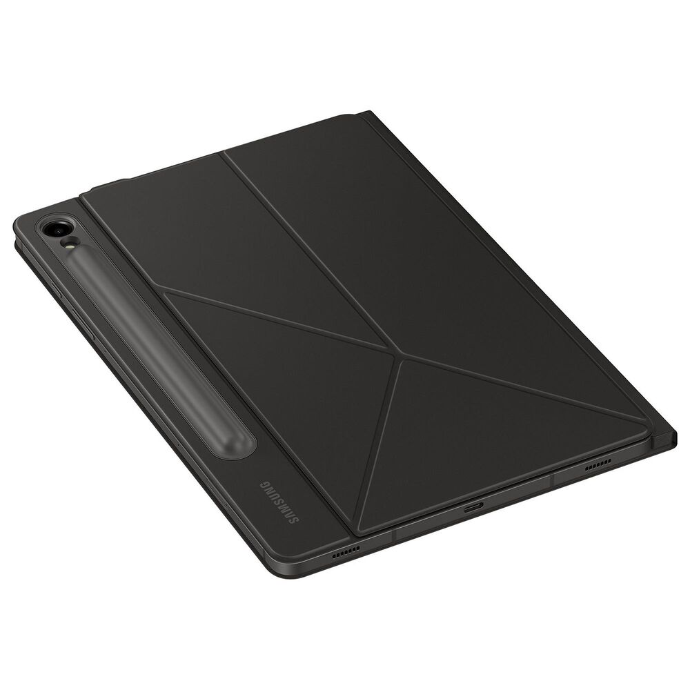 Samsung Smart Book Cover for Galaxy Tab S9/Tab S9 FE in Black, , large