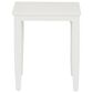 Linon Home Decor Claiborne Square Side Table in White, , large
