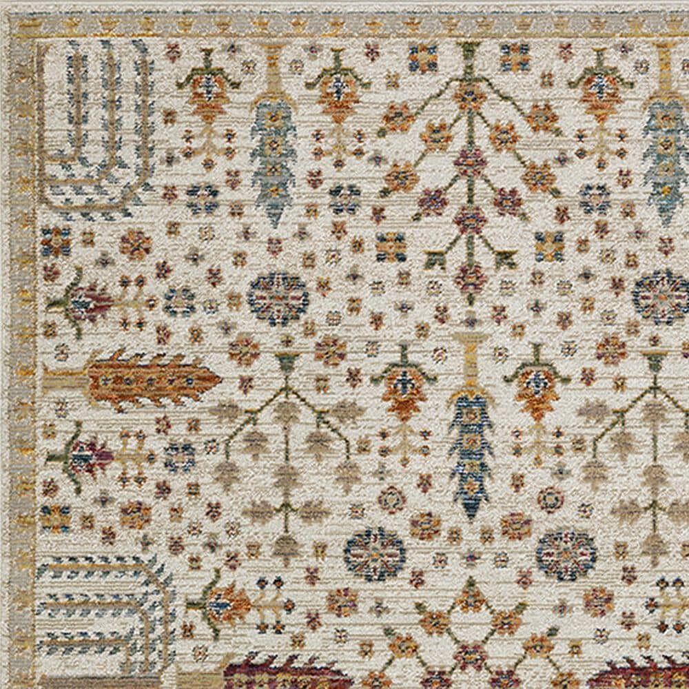 Oriental Weavers Andorra 3&#39;3&quot; x 5&#39;2&quot; Ivory and Multicolor Area Rug, , large