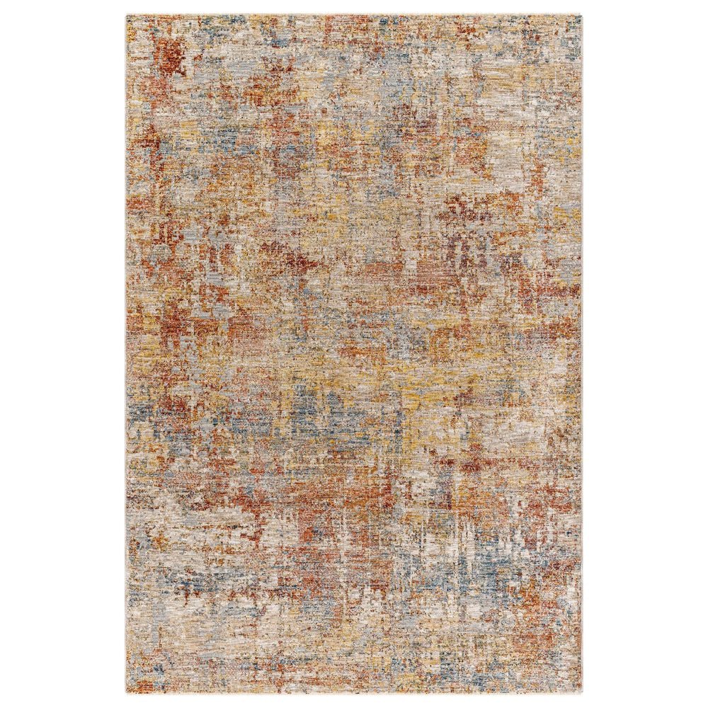 Surya Mona Lisa 2"7" x 7"3" Tan, Mustard, Dark Blue, Brick Red, Sage, Olive and Burgundy Runner, , large