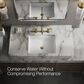 Kohler Purist Widespread Bathroom Sink Faucet with Lever Handles and High Gooseneck Spout in Vibrant Brushed Moderne Brass, , large