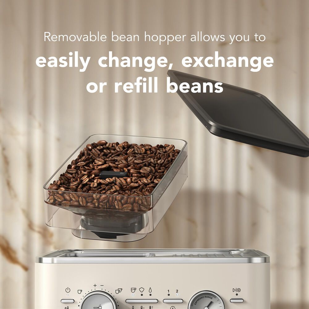 KitchenAid Semi Automatic Espresso Machine in Porcelain White, , large