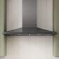 Zephyr Anzio 30" Wall Mount Chimney Range Hood in Black Stainless Steel, , large