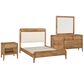 Archbold Furniture Warren 4-Piece King Platform Bedroom Set in Harvest, , large