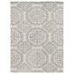 Amer Rugs Boston 8" x 11" White and Ivory Area Rug, , large