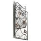 Maple and Jade 47" x 30" Fireplace Screen in Black, , large