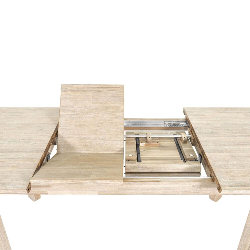 LH Imports Haru Extension Dining Table in Sand Wash  - Table Only, , large