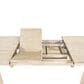 LH Imports Haru Extension Dining Table in Sand Wash  - Table Only, , large
