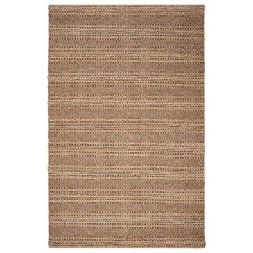 L&R Resources Natural Fiber Striped 5" x 7"9" Gray and Natural Area Rug, , large