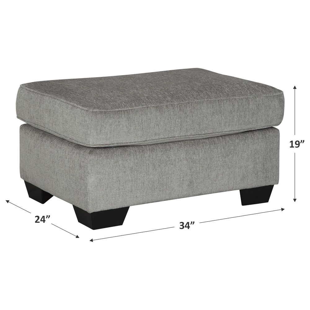Ashley Altari Ottoman in Alloy, , large